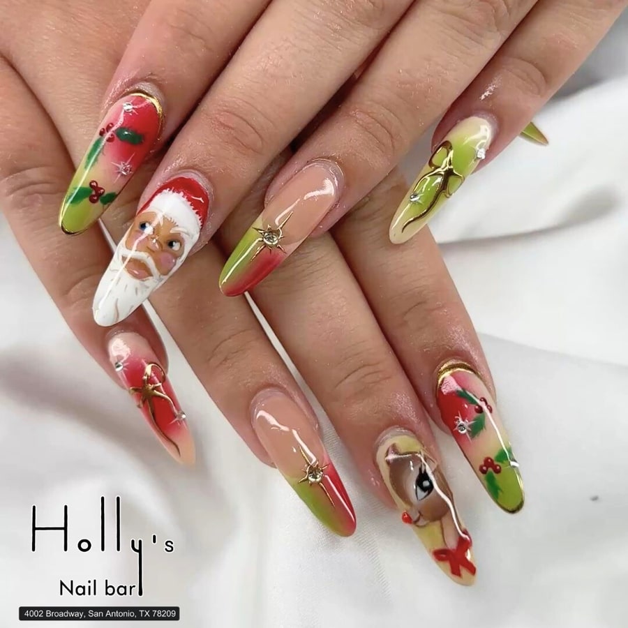 Christmas Nails Ideas at Holly's Nail Bar & Spa